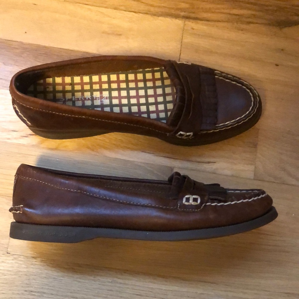 Sperry Top Sider Womens Avery Kiltie Moc Flats Penny Loafers Size 7